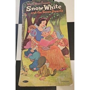 Vintage 1967 Whitman Book Disney‎ Snow White and the Seven Dwarfs EUC